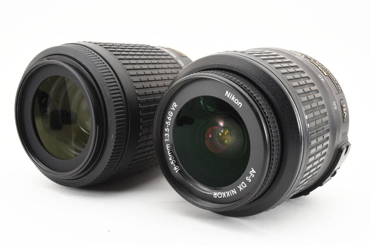 ★美品★ Nikon ニコン D7000 ダブルズームキット 18-55mm 55-200mm #K2901の画像8