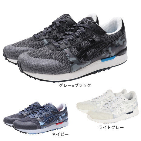 都内で ★アシックス×ロサーセン★新品 GEL-LYTE-XT ロサーセンデザインモデル 25.5cm スパイクレスゴルフシューズ グレー×ブラック 25.5cm