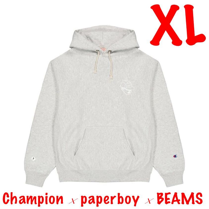 Champion × paperboy × BEAMS】別注Reverse Weave Hoodie【XL Champion × paperboy × BEAMS】別注Reverse Weave Hoodie【XL