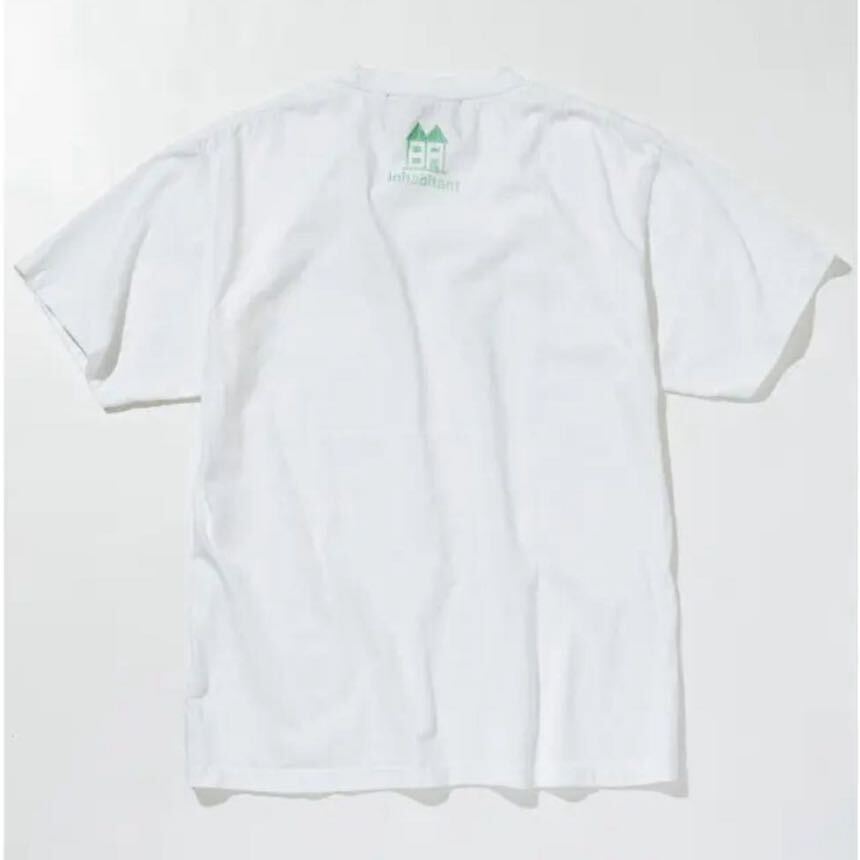 inhabitant インハビタント 【Logo T-Shirt】 ロゴTシャツ【XL】ヘビーコットン 半袖Tシャツ ホワイト ボックスロゴ S/S Tee【新品未開封】_画像6