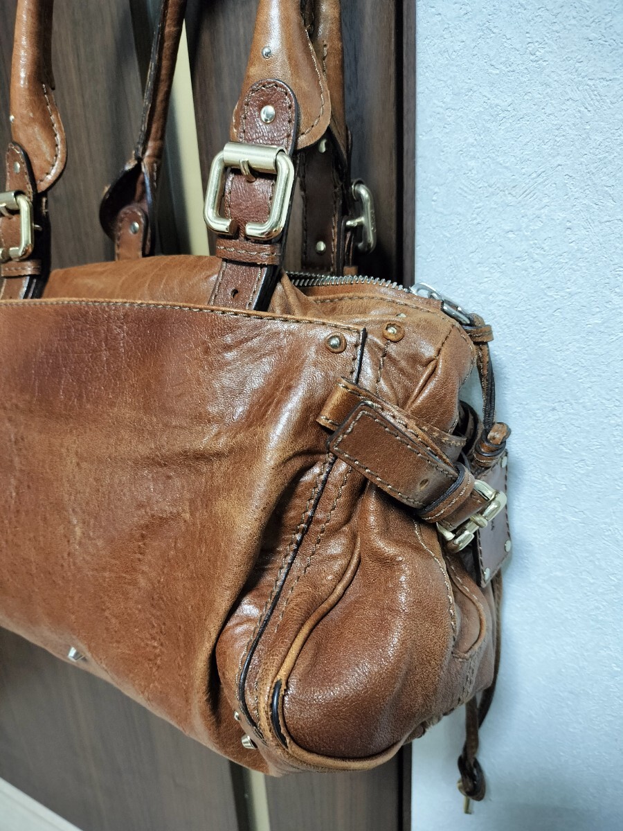 Yahoo!オークション - Chloe レザー バッグ ヴィンテージ Yahoo!オークション - Chloe レザー バッグ ヴィンテージ