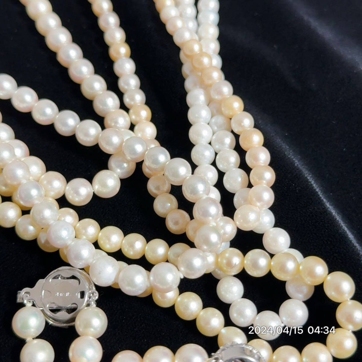 1000円〜 13まとめ 美品 pearl パール 真珠 本真珠 ネックレス 12本セット 総重量約403g 送料無料 の画像7