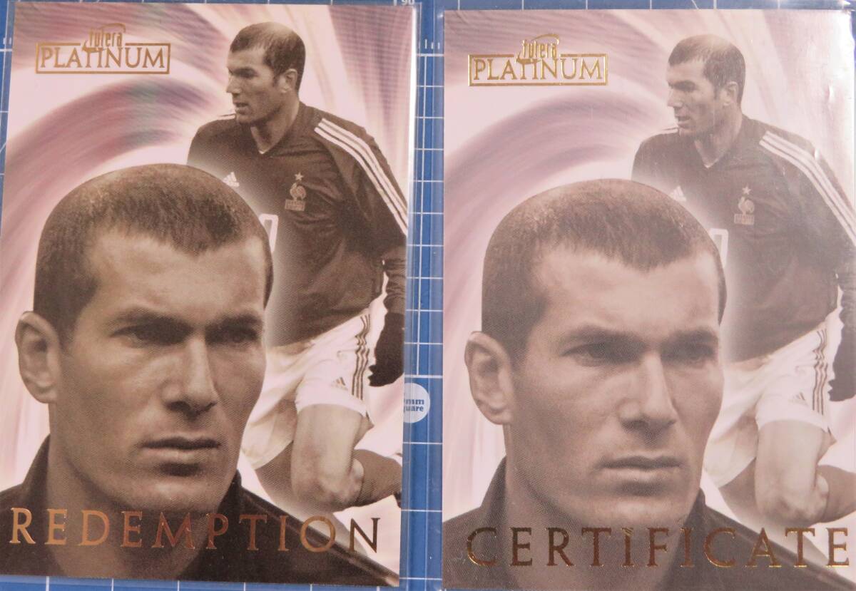 ■FUTERA　2003　Platinum　Redemption　Zinedine　Zidane　ジダン　100枚限定　プラチナムカード　レア_画像3