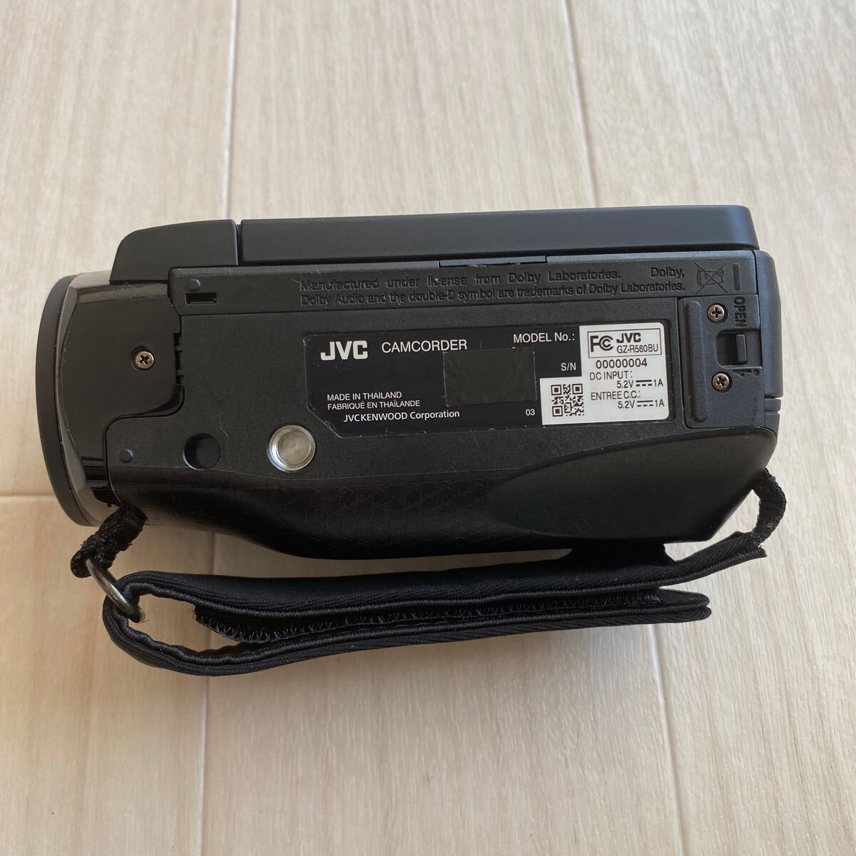 ●概ね美品 JVC Everio R QUAD PROOF GZ-R560BU 防水 デジタルビデオカメラ 送料無料 V362_画像7