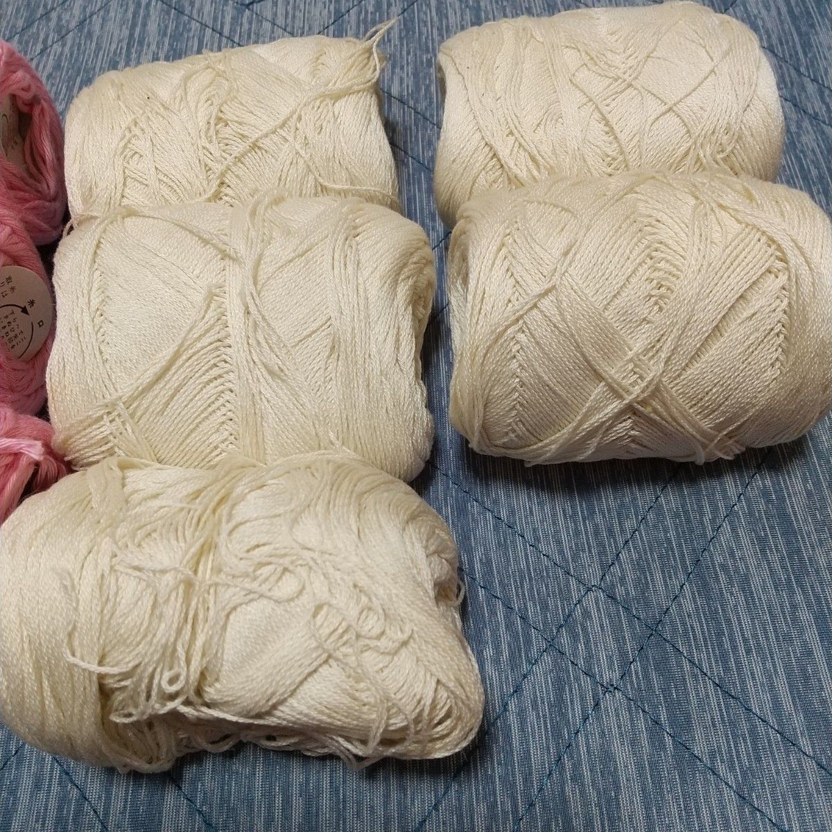 毛糸 サ－マヤ－ン ピンク キナリ 手芸材料 編み物