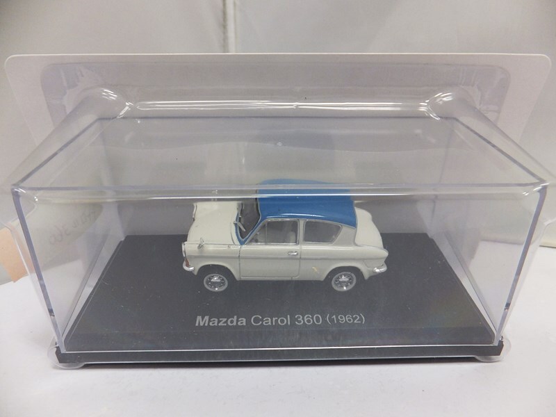  unopened ashetoHachette 1/43 minicar domestic production famous car collection vol.22 Mazda Carol 360 / same series great number exhibiting including in a package welcome 