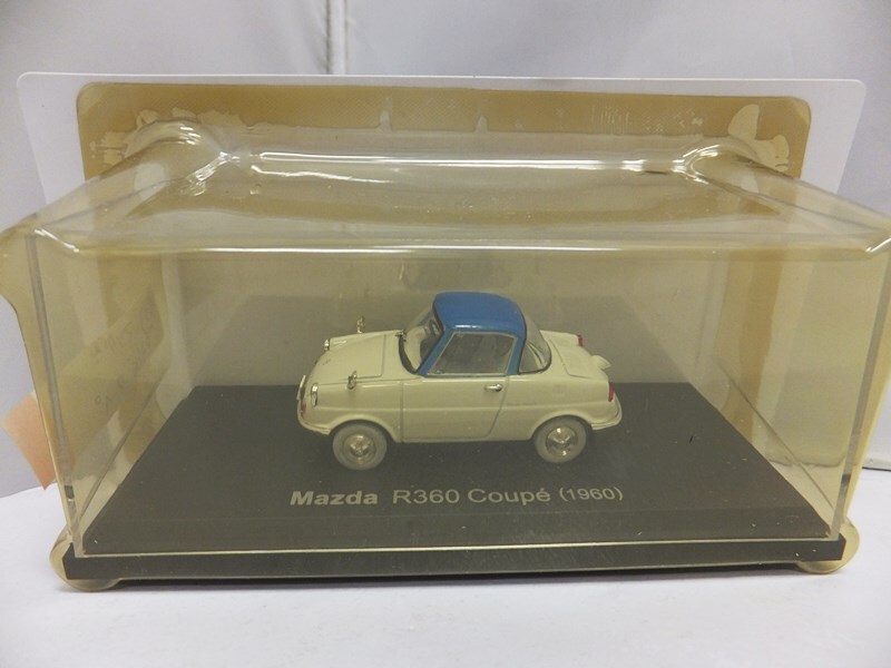  unopened ashetoHachette 1/43 minicar domestic production famous car collection vol.33 Mazda R360 coupe / same series great number exhibiting including in a package welcome 