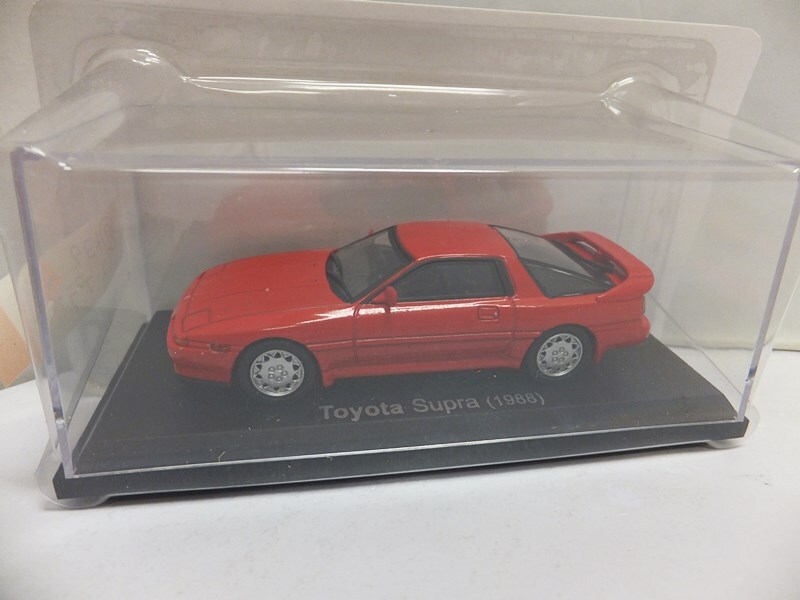  unopened ashetoHachette 1/43 minicar domestic production famous car collection vol.57 Toyota Supra / same series great number exhibiting including in a package welcome 