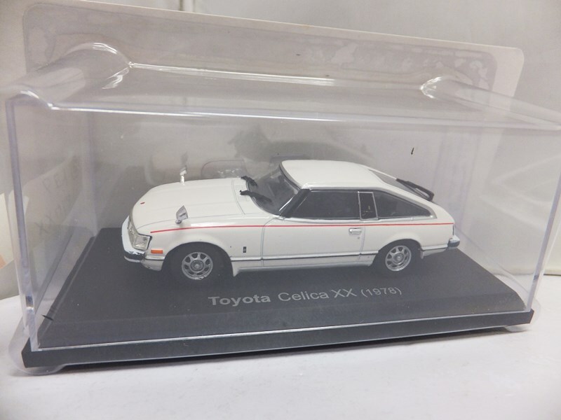  unopened ashetoHachette 1/43 minicar domestic production famous car collection vol.58 Toyota Celica XX / same series great number exhibiting including in a package welcome 