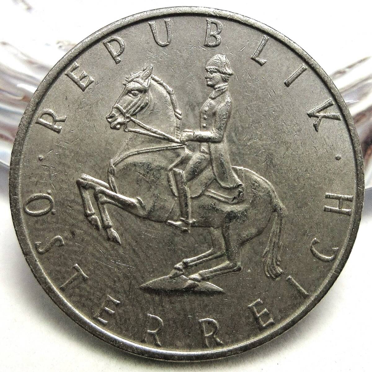 オーストリア 5シリング 1969年 23.57mm 4.81g_画像1