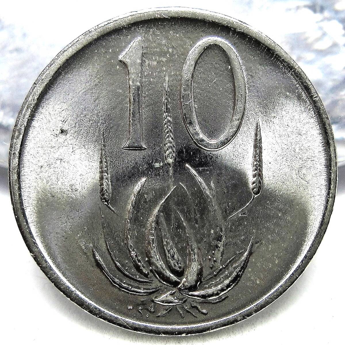 南アフリカ 10セント 1986年 20.70mm 3.96g_画像1