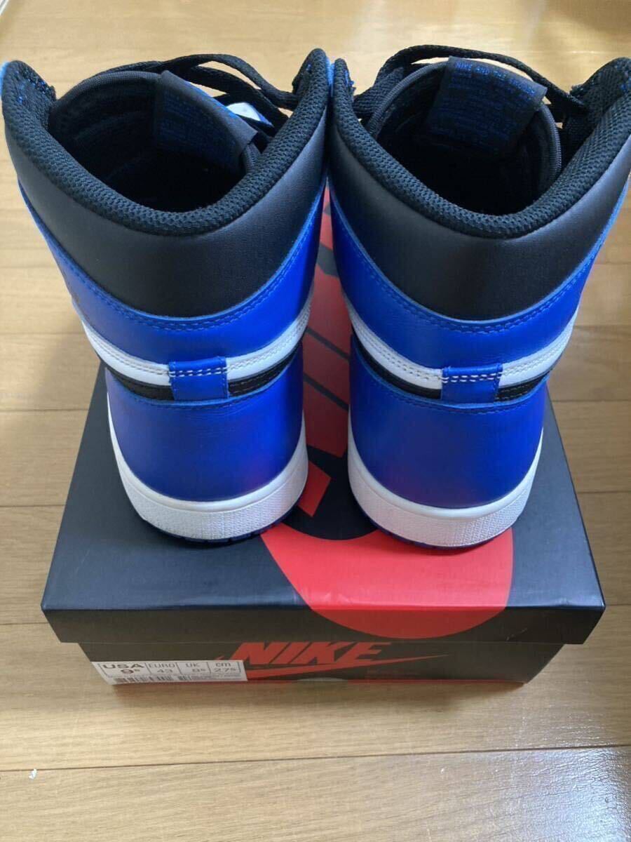 Nike AIR JORDAN1 HIGH OG ゲームロイヤル27.5cm 中古 ジョーダン1 supremeの画像4