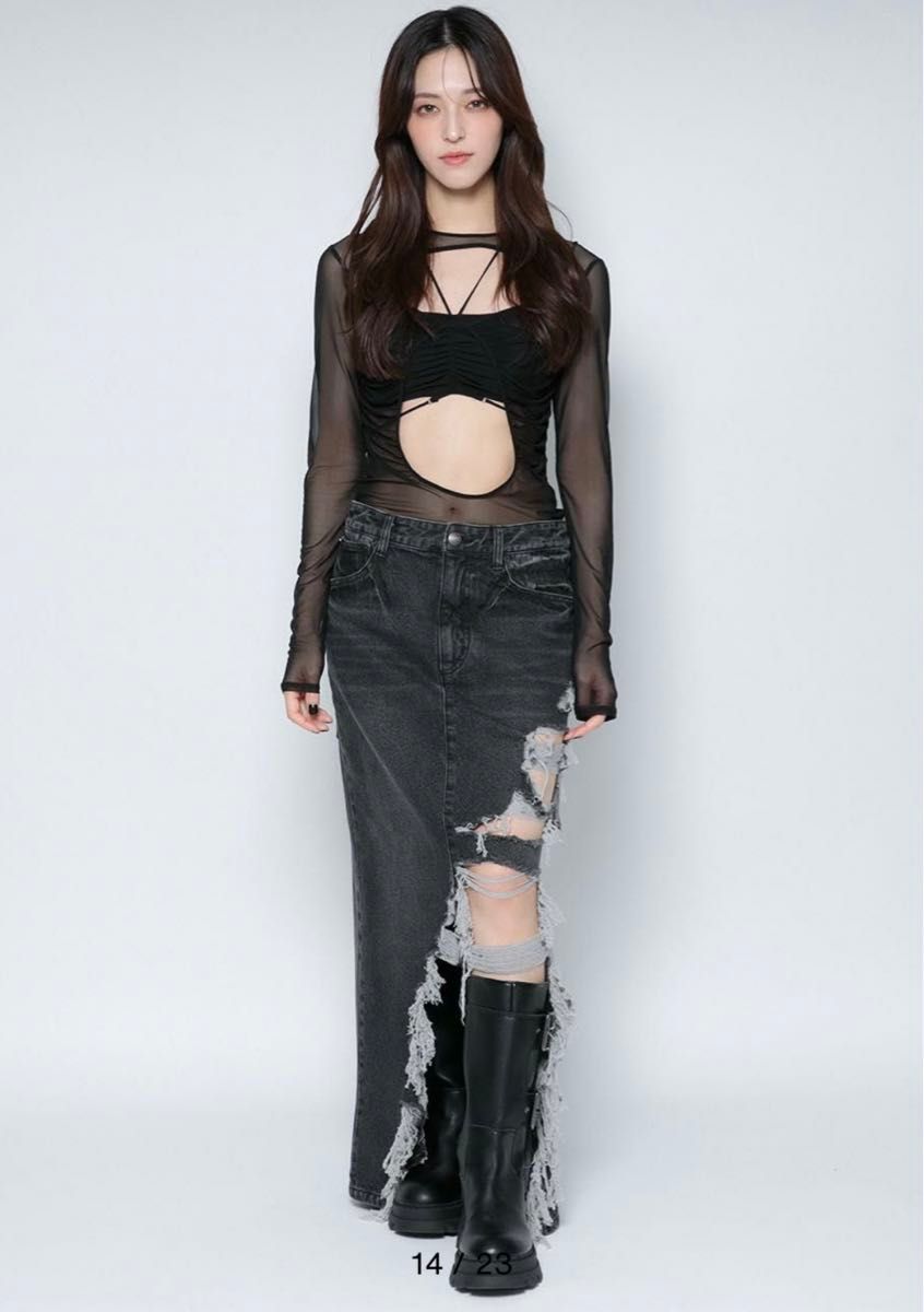 melt the lady sheer cover tops シアー トップス - トップス melt the lady sheer cover tops シアー トップス - トップス