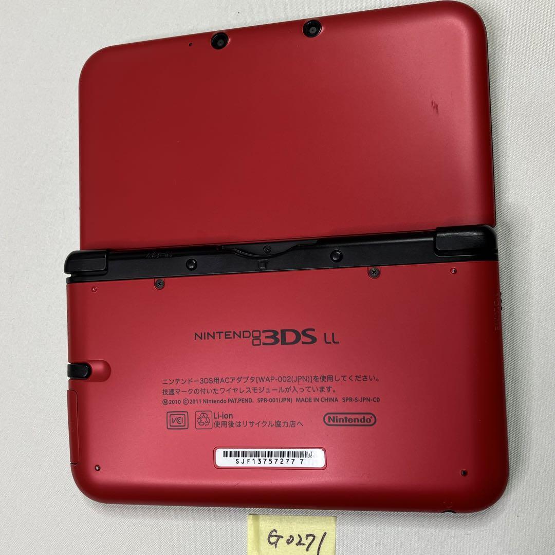 [G0271] Nintendo 3DS LL red × black FW:11.6