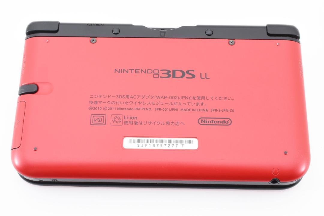 [G0271] Nintendo 3DS LL red × black FW:11.6