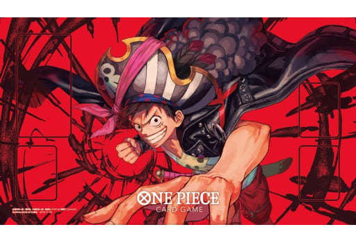 未開封★ONE PIECE ワンピース カードゲーム オフィシャルプレイマット　ルフィ　残り８★_画像1