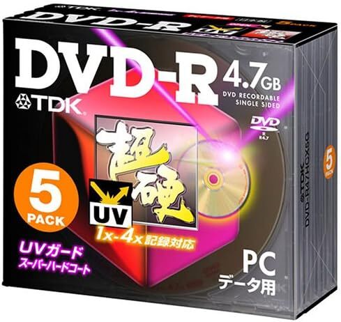 TDK 超硬UVガードDVD-R47HCX5G 4x 4.7GB 10パック 50枚_画像2