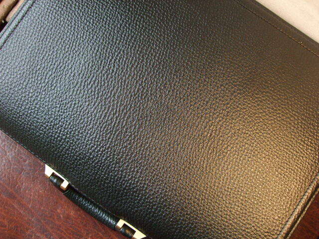  beautiful goods high class original leather Ginza TANIZAWAtani The wa Dulles bag 2442 black 