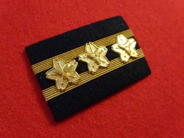 [昭和時代]旧型消防団金線階級章「班長」（未使用デッドストック品）の画像2