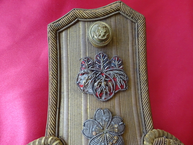 (肩6)大日本帝国海軍中尉少尉正肩章(エポレット)の画像4