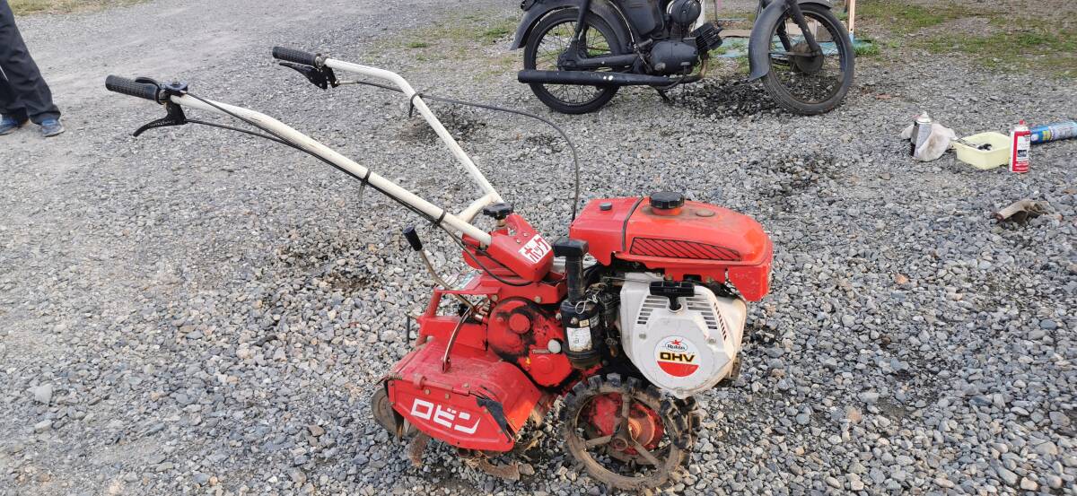 長野県　家庭菜園　マメトラ　小型　ロビン　実働　管理機_画像1