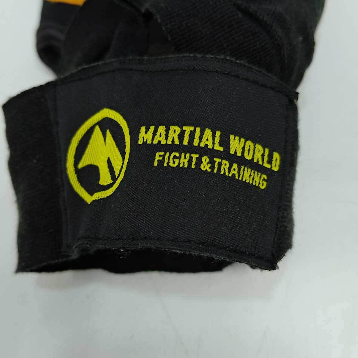 【中古】マーシャルワールド グローブラップBT L オレンジ MARTIAL WORLD ボクシング 格闘技_画像6