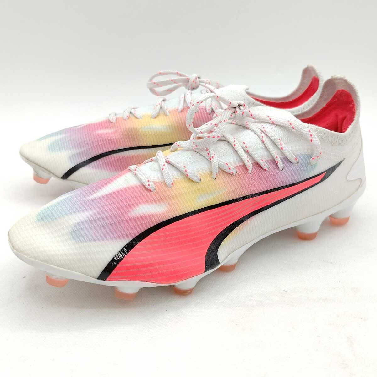 【中古】プーマ サッカースパイク ウルトラ アルティメット HG/AG 25cm 107505-01 メンズ PUMA 土 人工芝_画像1