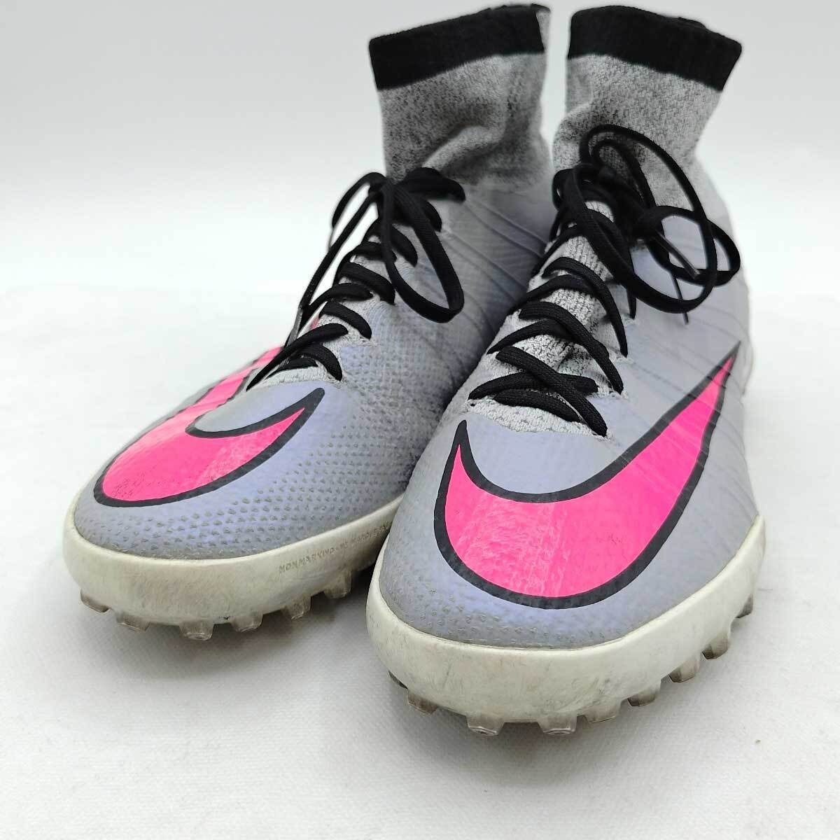 【中古】ナイキ マーキュリアル X プロキシモ TF フットサル トレーニングシューズ 26cm 718775-060 メンズ NIKE 人工芝 固い土 サッカーの画像2