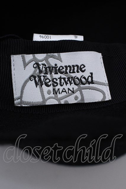 【USED】Vivienne Westwood Gウールハット ヴィヴィアンウエストウッド ビビアン 黒 S-23-11-29-071-gd-UT-ZS_画像4