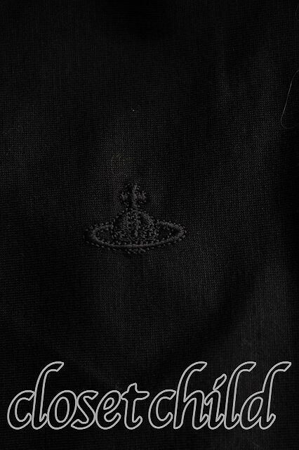 【USED】Vivienne Westwood 単色オーブ刺繍カットソーワンピース ヴィヴィアンウエストウッド ビビアン2 黒 H-24-04-21-043-op-IN-ZH_画像5
