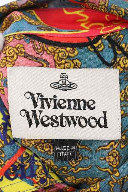【USED】Vivienne Westwood //ティーガーデンシャツ ヴィヴィアンウエストウッド ビビアン40 パターン O-24-02-25-083-bl-YM-ZH_画像7