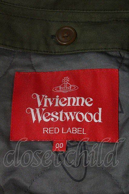 【USED】Vivienne Westwood 高密度ツイルフライトジャケット ヴィヴィアンウエストウッド ビビアン00 カーキ I-24-03-07-002-jc-HD-ZI_画像3