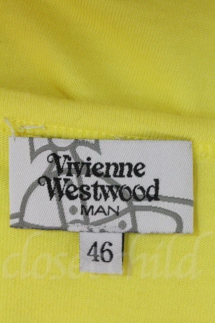 【USED】 イエローTシャツ Vivienne Westwood MAN ヴィヴィアンウエストウッド ビビアン I-23-08-17-018-to-HD-ZI_画像3