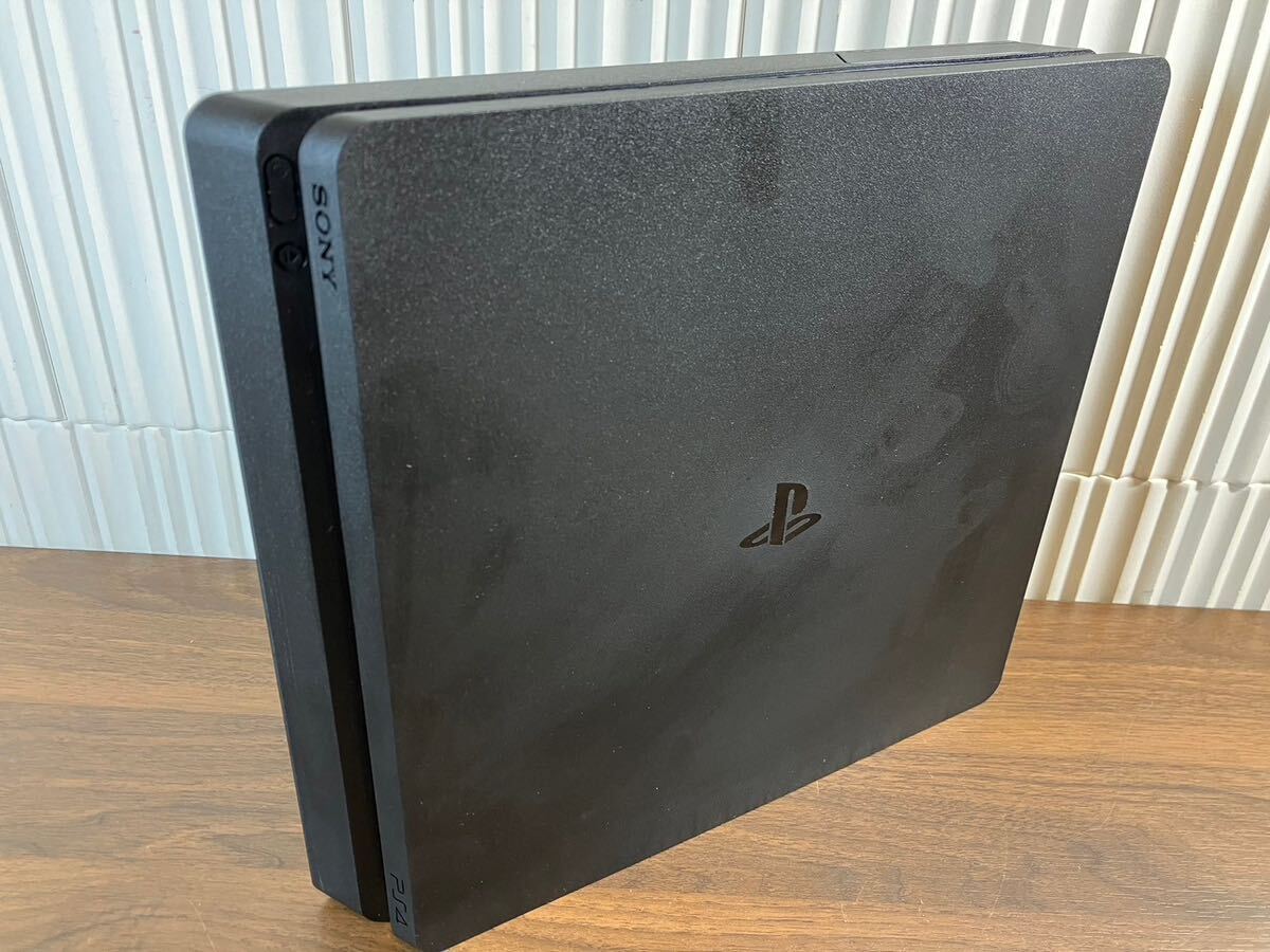 E/213 通電OK PlayStation4 プレステ4 PS4 CUH-2100A 500GB ブラック の画像2