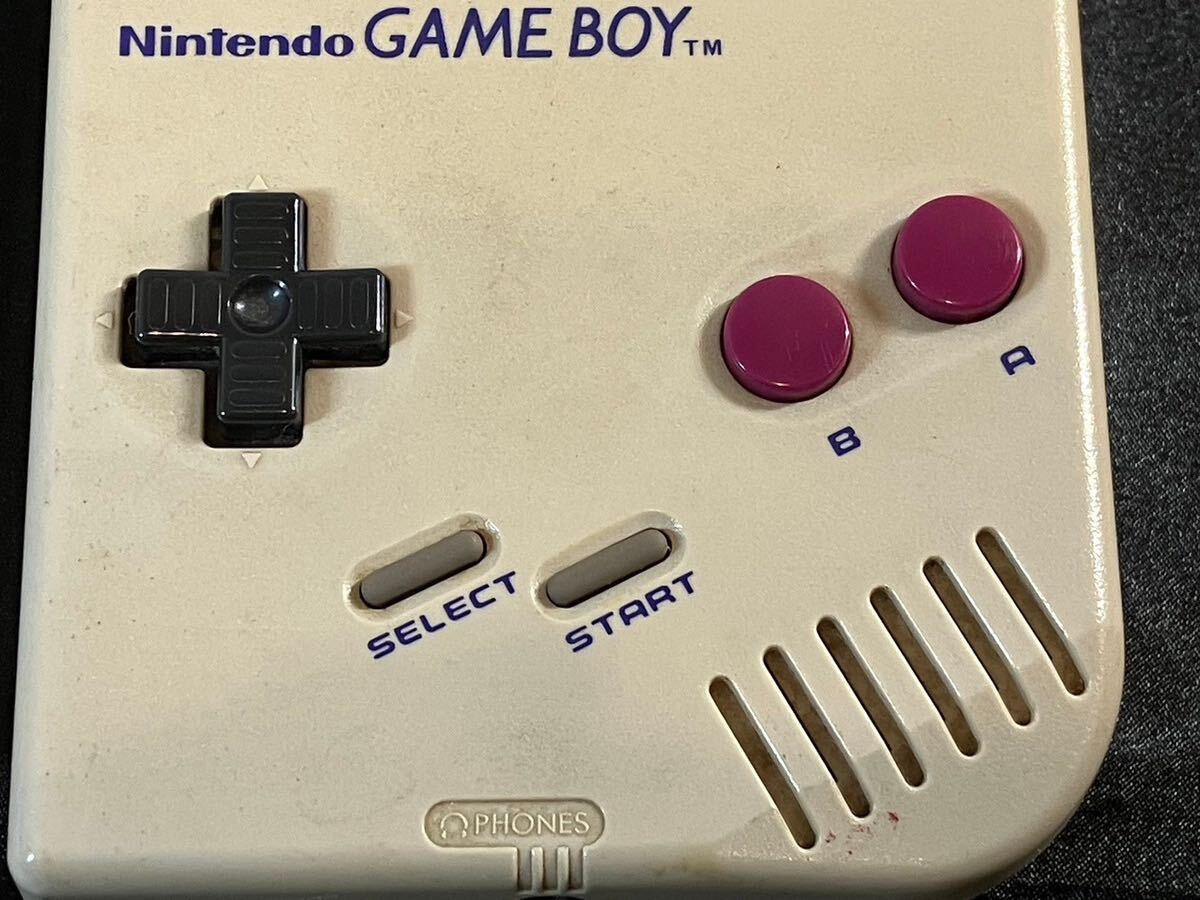 E/602 通電OK 初代ゲームボーイ 本体 GAME BOY 任天堂 Nintendo_画像3