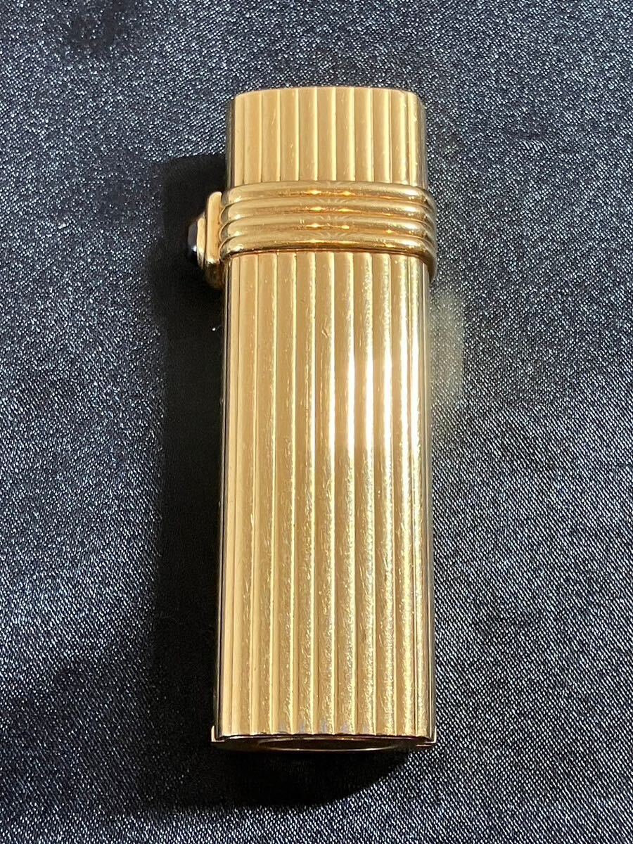 E/807 Christian Dior クリスチャンディオール ゴールド ガスライターの画像2