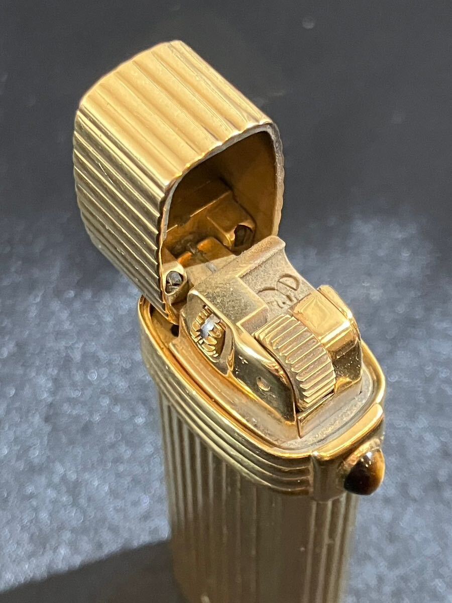 E/807 Christian Dior クリスチャンディオール ゴールド ガスライターの画像5