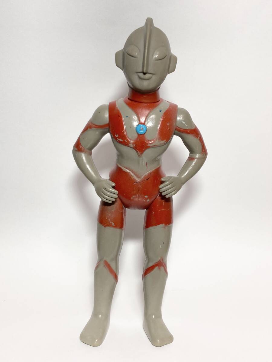 【当時物！】マルサン ウルトラマン 大サイズ 450円サイズ 1期？ ソフビ 昭和レトロ 人形 円谷プロ ブルマァクの画像1