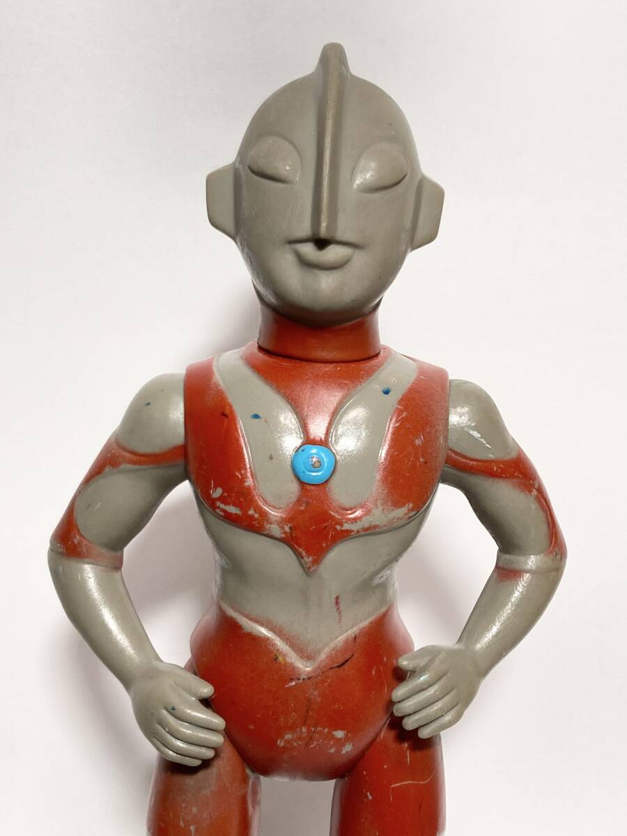 【当時物！】マルサン　ウルトラマン　大サイズ　450円サイズ　1期？　ソフビ　昭和レトロ　人形　円谷プロ　ブルマァク_画像3