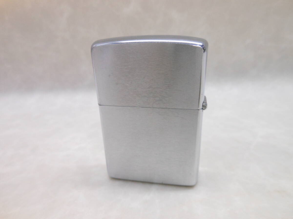 ▼火花確認OK▼#27973 ZIPPO / ジッポ ライター 無地 筆記体 シルバーカラー 1985年製 ジッポ―の画像2