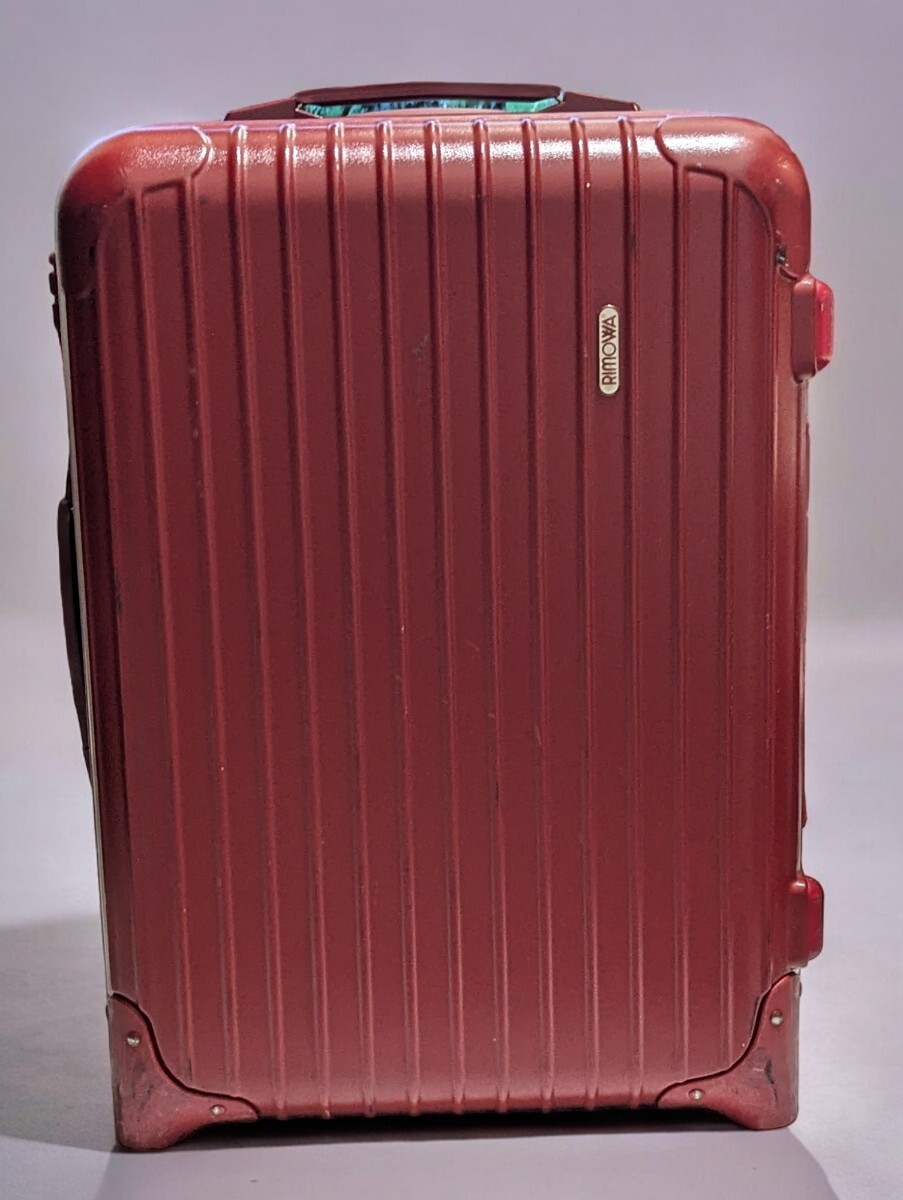 * operation goods * Rimowa RIMOWA salsa red 2 wheel machine inside bringing in possibility 32L/1 jpy ~