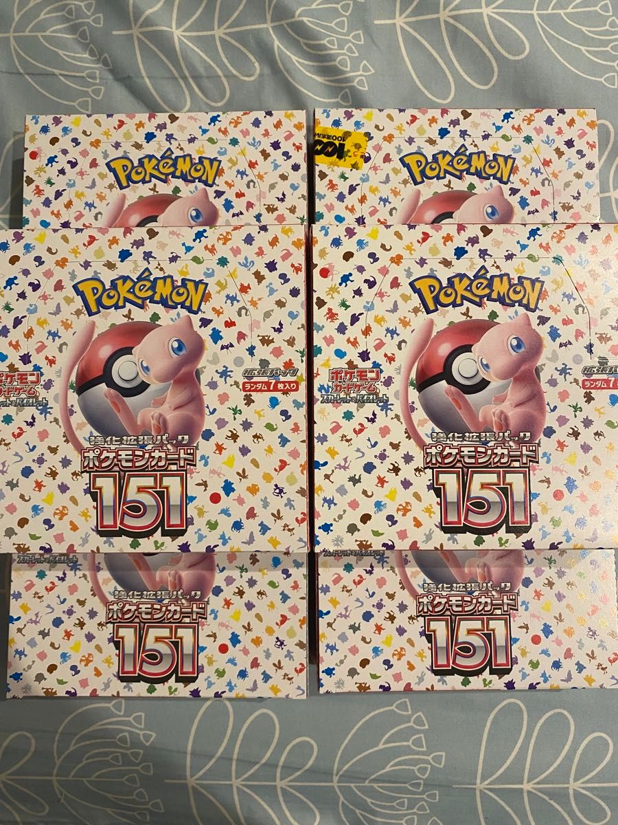 ポケモンカード 151 6BOX シュリンクなし