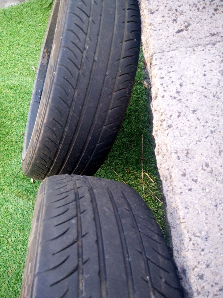 ★売切り RAYS 16×5.5j+45 100/4h 165/40R16 ★中古品 4本セット★ レイズの画像9