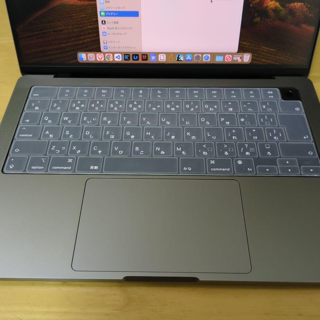 美品!! MacBook Pro 14インチ 8コア 16GPU M1Pro 16GB/512GB スペースグレイ A2442の画像2