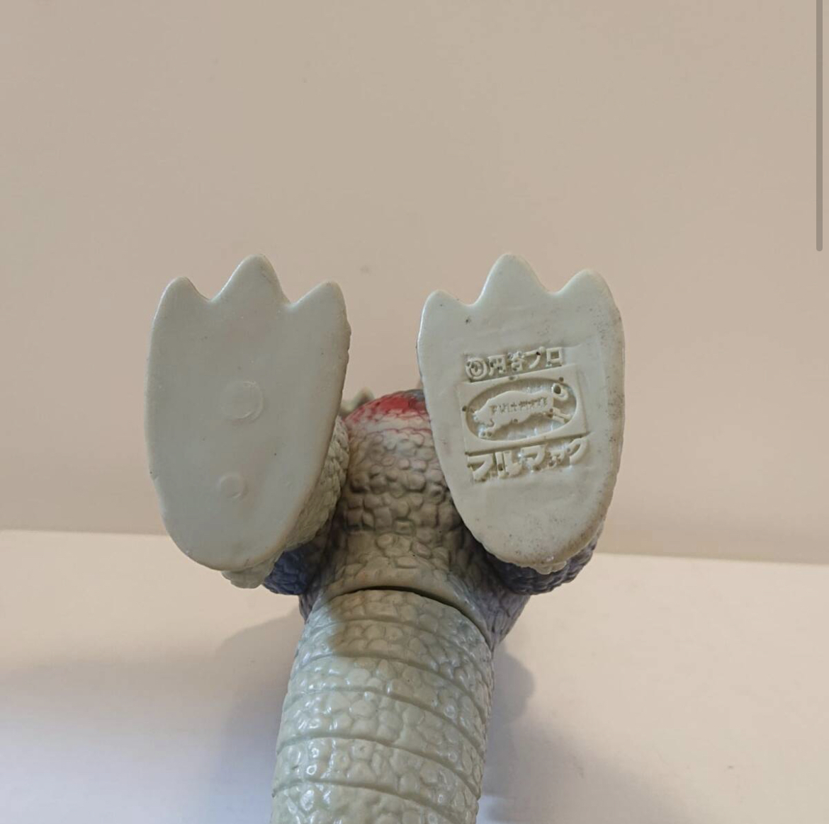 ブルマァク ゴロザウルス ハワイ版 珍色 極美品 当時物 東宝怪獣 マルサン ゴジラ ソフビの画像7