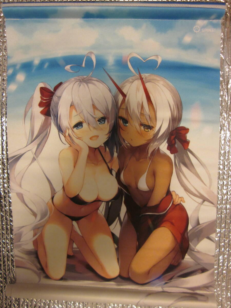 アズールレーン　インディアナポリス＆ポートランド　C96　ミニタペストリー　約28×21ｃｍ（SPIKE！）同梱可_画像1