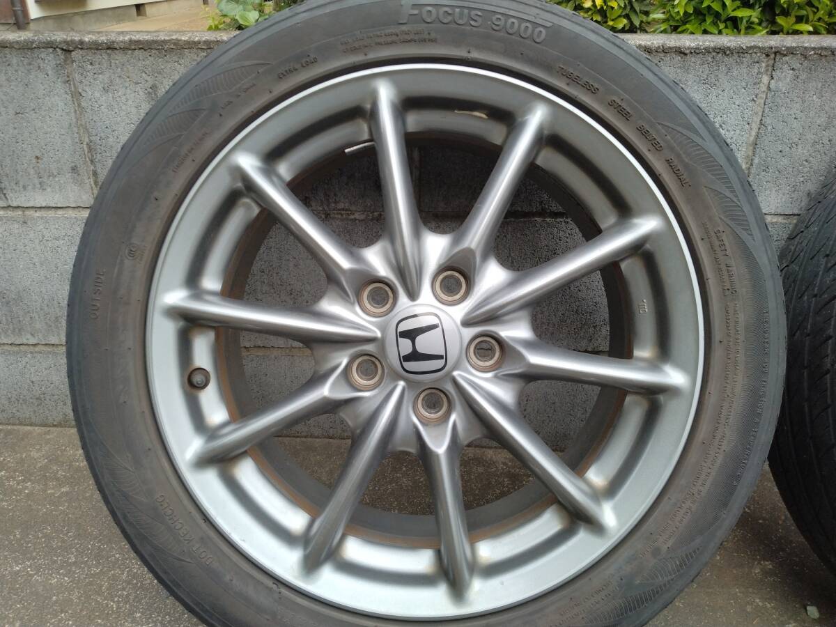 ホンダ純正ホイール（RB1アブソルート）17×7J  ＋55 PCD114.3 5穴 4本の画像3