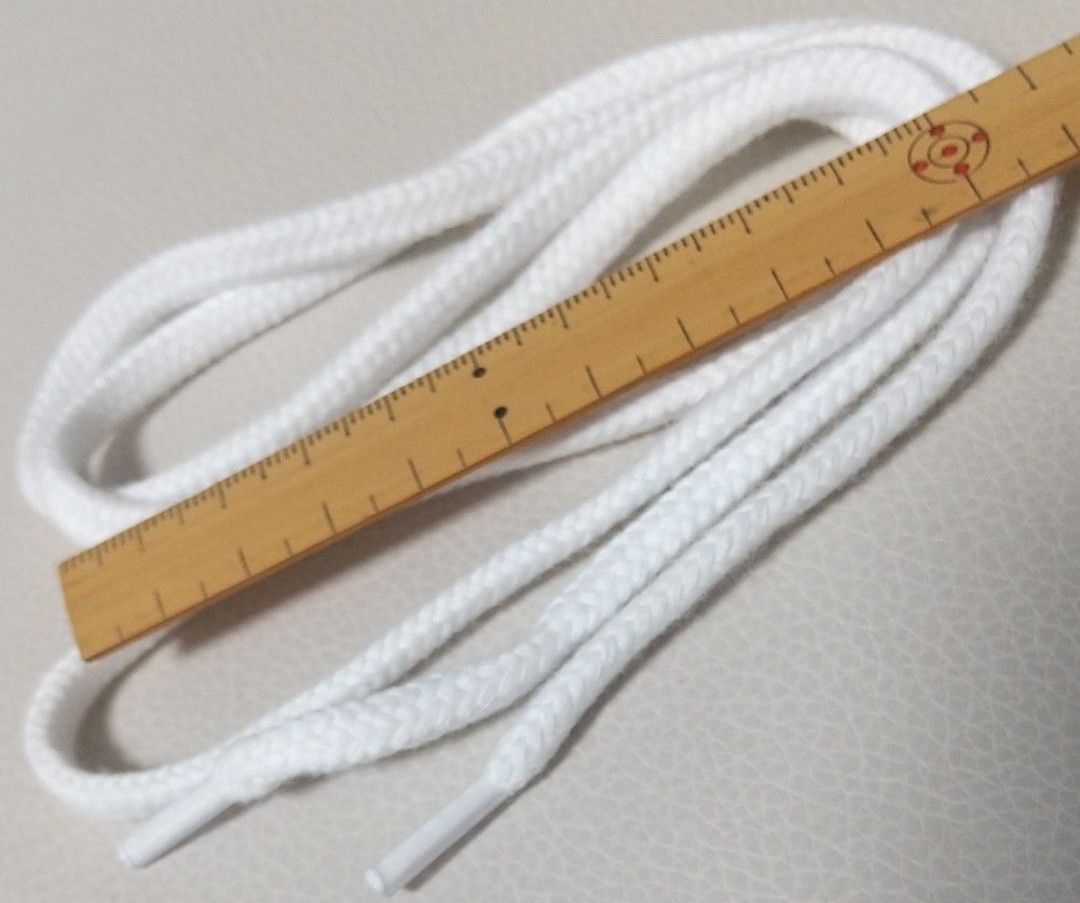 パーカーの紐　100本　白　手芸　付属品　コットン　ロープ　ハンドメイド