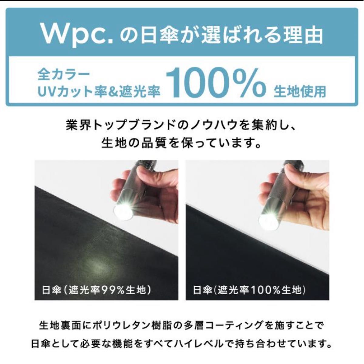 Wpc. 折りたたみ傘  遮光タイニー　スーパーマリオブラザーズ　ベージュ