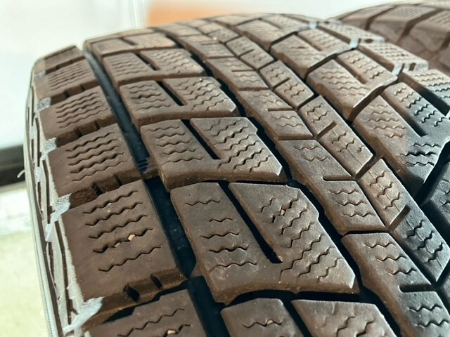 静岡発☆ カローラクロスなど DUNLOP WINTERMAXX SJ8 215/60R17 2022年製 スタッドレス 160サイズ 2個口発送 ※商品説明必読の画像6